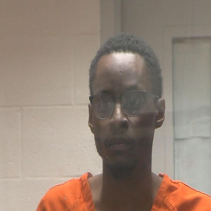 Eric Slayton at an arraignment hearing in Jefferson County court